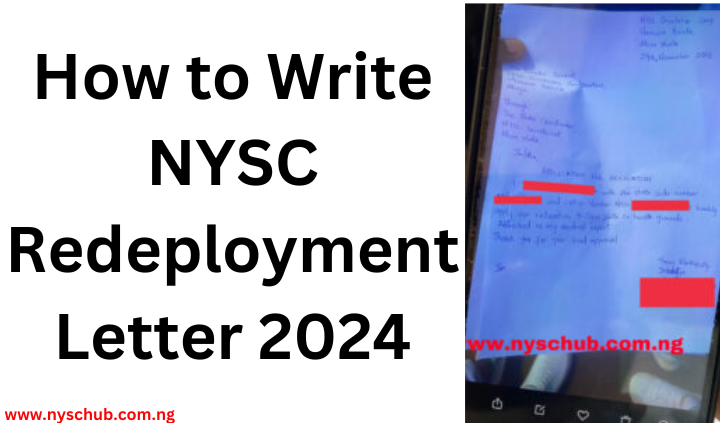 How To Write Nysc Redeployment Letter 2024 Nyschub 8826